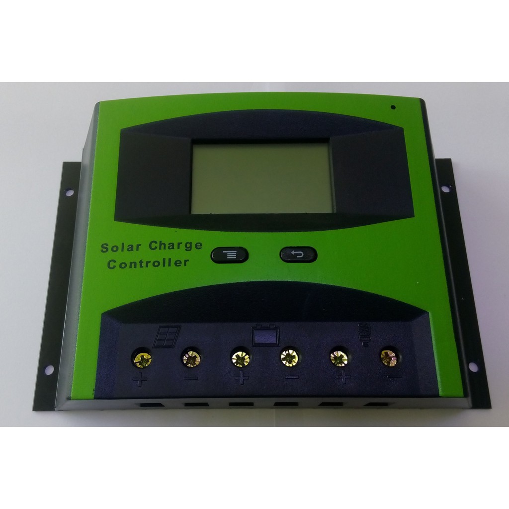 Bộ điều khiển sạc pin mặt trời PWM 40A hiển thị dòng sạc Ah