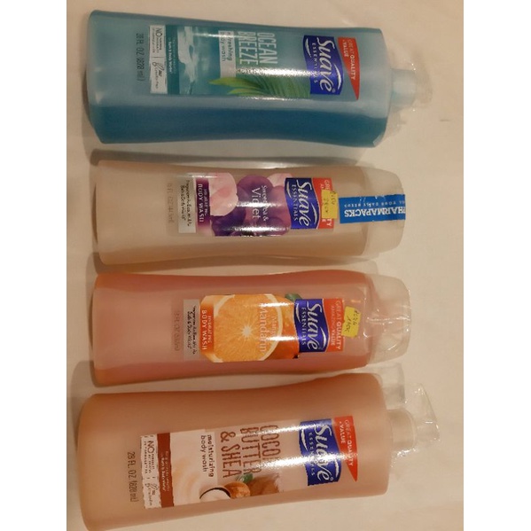 DẦU TẮM SUAVE CREAMY COCOA BUTTER AND SHEA Body Wash 828ML NHẬP TỪ MỸ