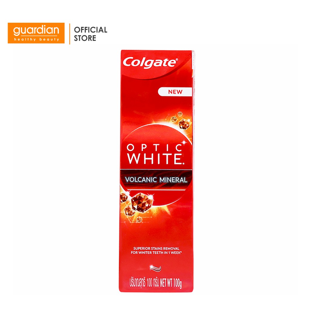 Kem đánh răng Colgate Optic White Volcanic 100g