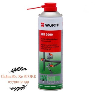 Mỡ bò nước bôi trơn chịu nhiệt wurth hhs 2000 500ml 0893106