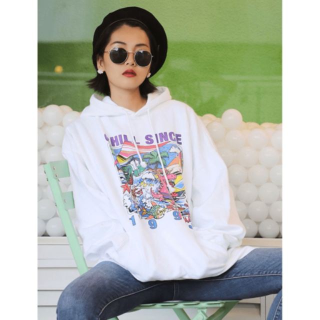 Áo Hoodie Nữ Lisa oversize phong cách hàn quốc