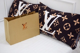 Set Chăn Ga Đũi LV (Ga Gối mỏng + Chăn Hè Trần)-> inbox chọn size