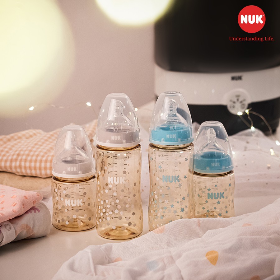 BÌNH SỮA NUK PREMIUM CHOICE+ NHỰA PPSU 300ML NÚM TI S1-M