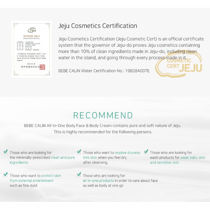 Bebe Calin Baby Care Face Body Cream Shopee Việt Nam