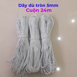 Dây dù tròn 5mm, cuộn 24m