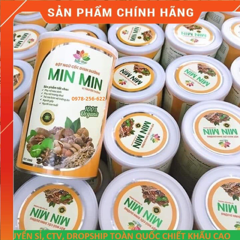 Ngũ Cốc Lợi Sữa - Bột Ngũ Cốc Min Min Từ 29 Loại Hạt (500GAM)