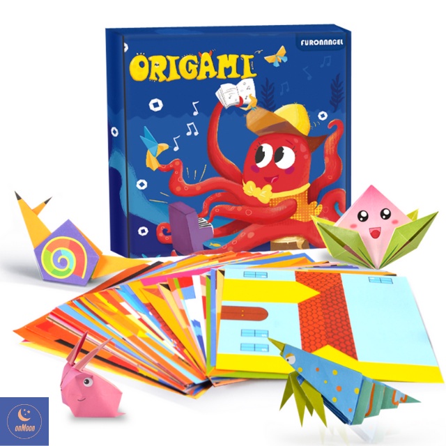 Đồ chơi giấy gấp, giấy xếp nghệ thuật origami giúp bé vừa chơi vừa rèn luyện sự khéo léo và thỏa sức sáng tạo