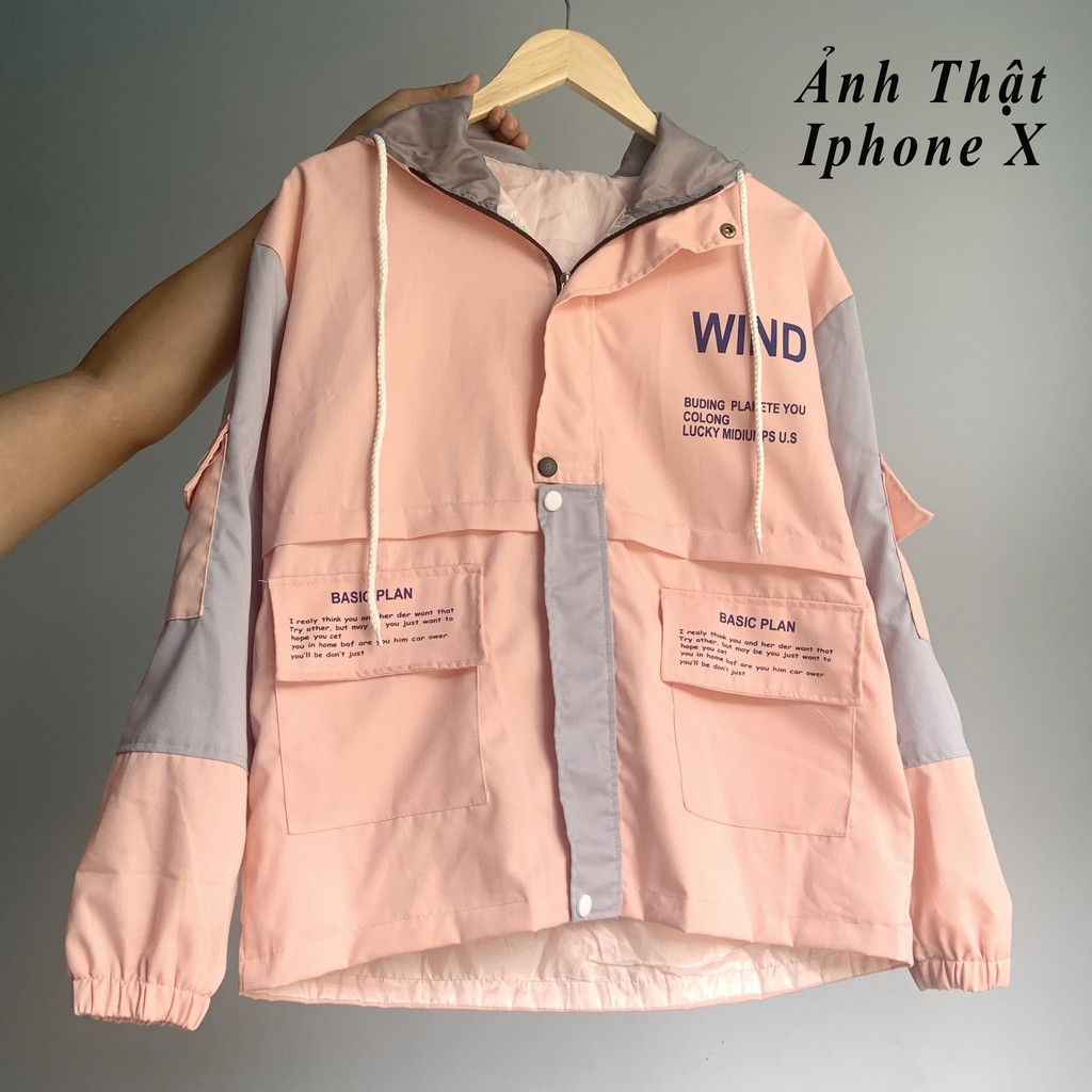 Áo Khoác kaki Nam Nữ Unisex  BB Cao Cấp Áo Khoác Dù KaKi Cặp Đôi 2 Lớp Form Rộng giá rẻ