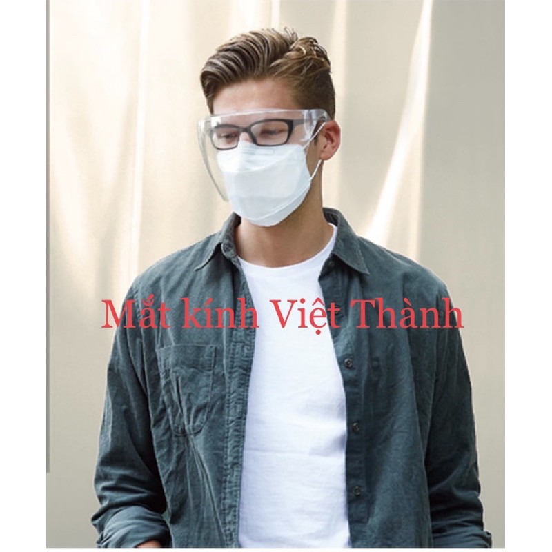❌ RẺ VÔ ĐỊCH❌  Face shield  cải tiến mới 2021 mặt nạ bảo hộ kháng khuẩn phòng dịch kính bảo vệ mắt chống giọt bắn | BigBuy360 - bigbuy360.vn