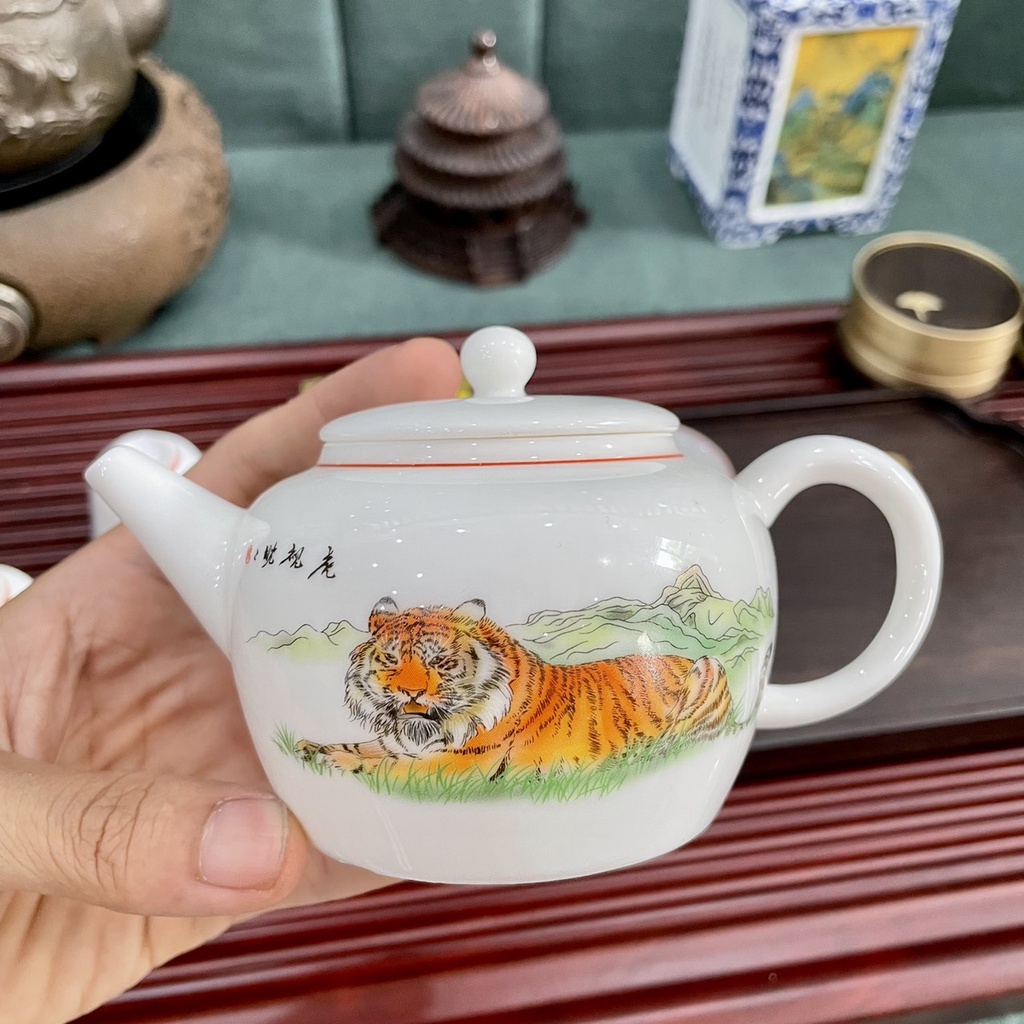 Bộ ấm trà Bạch Định - mẫu Nhâm Dần