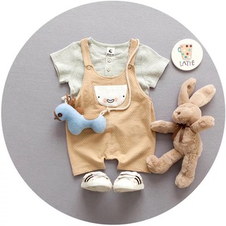 Set Yếm Gấu Cưng Phong Cách Hàn Quốc
