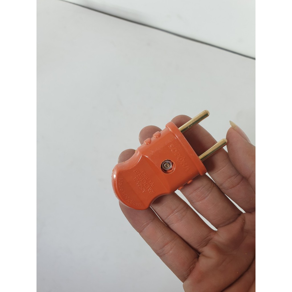 Phích cắm âm-dương, đực cái siêu chịu tải 2500W SOPAKA - Điện gia dụng Hoàng Kim