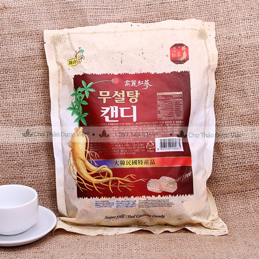 Kẹo sâm không đường Hàn Quốc - Chợ Thảo Dược Việt
