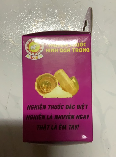 NGHIỀN THUỐC HÌNH QUẢ TRỨNG