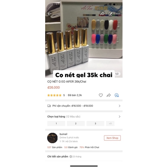 CỌ NÉT GEL AIFER