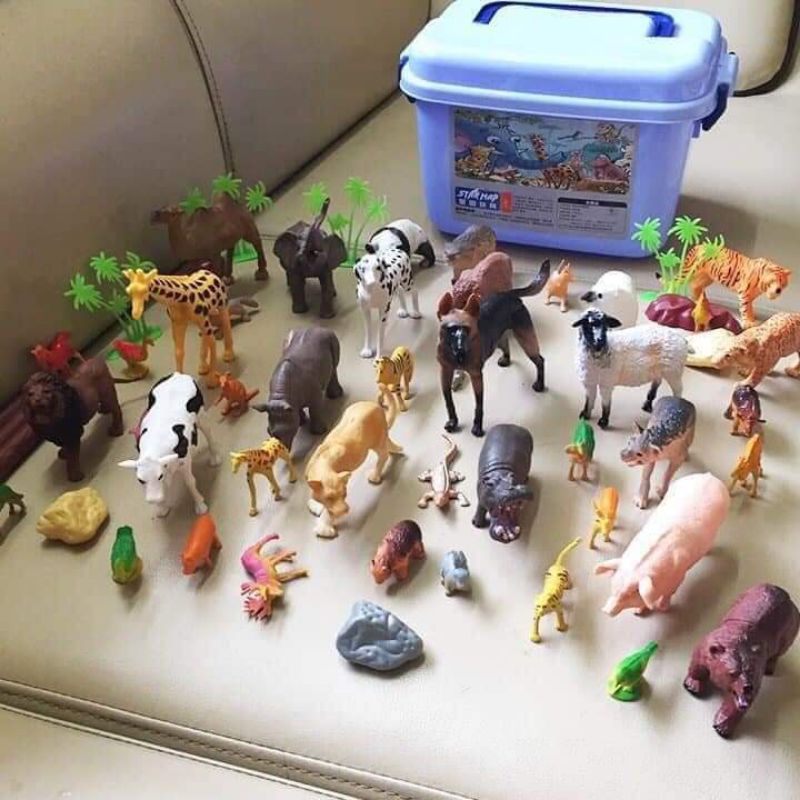 BỘ MÔ HÌNH ĐỘNG VẬT 58 CHI TIẾT