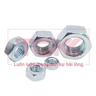Đai ốc thép mạ điện phân