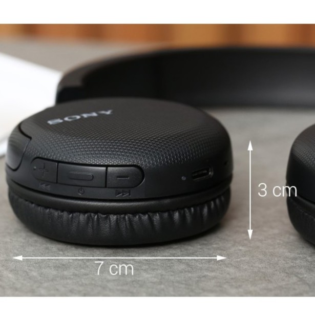 Tai nghe Bluetooth Chụp tai Sony WH-CH510/BZ E Đen Chính hãng BH 12 tháng - Pin 35 giờ có hộp sạc