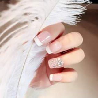 Bộ móng tay giả mẫu ngắn 24 móngl