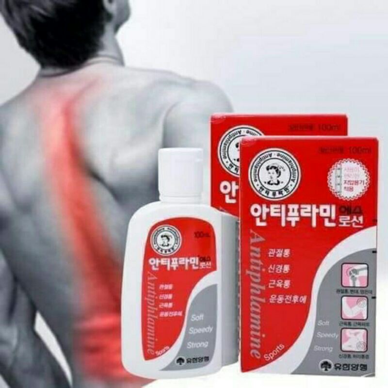 Dầu nóng xoa bóp hàn quốc- Gel nóng antiphlamine cao cấp.