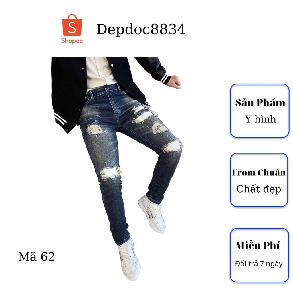 Quần jean nam cao cấp, chất liệu bò ( jean ) mềm mịn, from chuẩn, có nhiều mẫu đẹp mới đi kèm depdoc60 | BigBuy360 - bigbuy360.vn