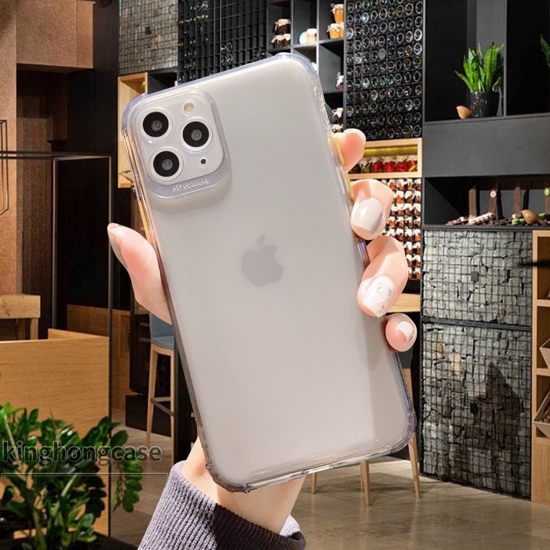 Ốp điện thoại mềm màu xám cho iPhone 6 Plus 7 Plus 6S Plus iPhone 11 6s 6 7 8 Plus X XS MAX 11 PRO MAX XR SE 2020