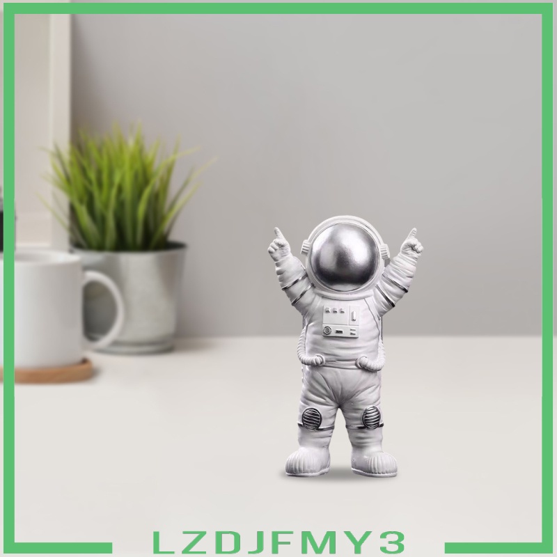 [giá giới hạn]] Cute Spaceman Statue Astronaut Sculpture Gifts Hotel Nursery Decor Crafts