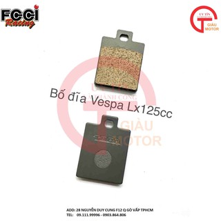 BỐ THẮNG DĨA XE PIAGGIO VESPA LX 125cc , ZIP 100cc HÃNG FCCI THÁI LAN CHO XE MÁY