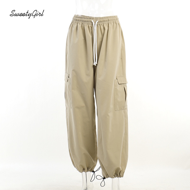 Quần Dài Lưng Cao Màu Trơn Dáng Rộng Thời Trang 2022 Cho Nữ