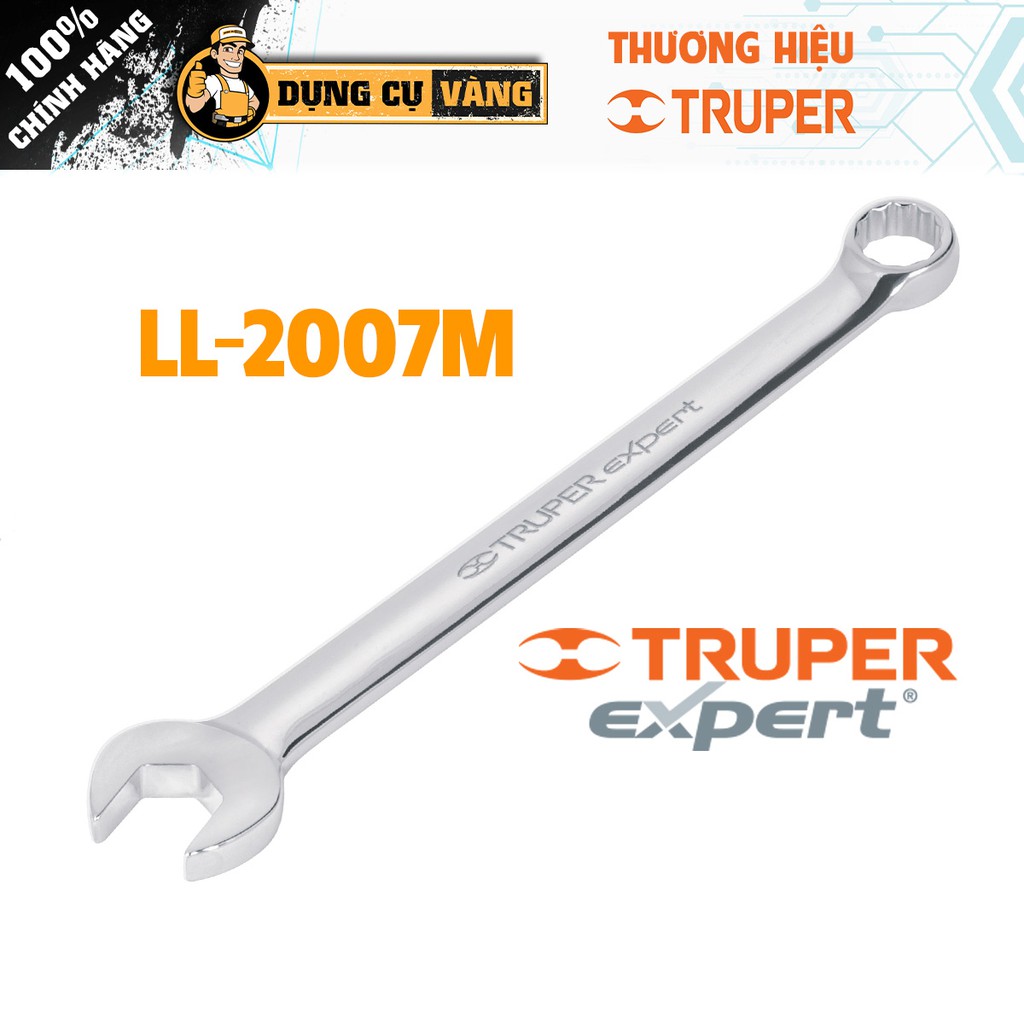 Cờ lê vòng miệng 7mm Truper LL-2007M