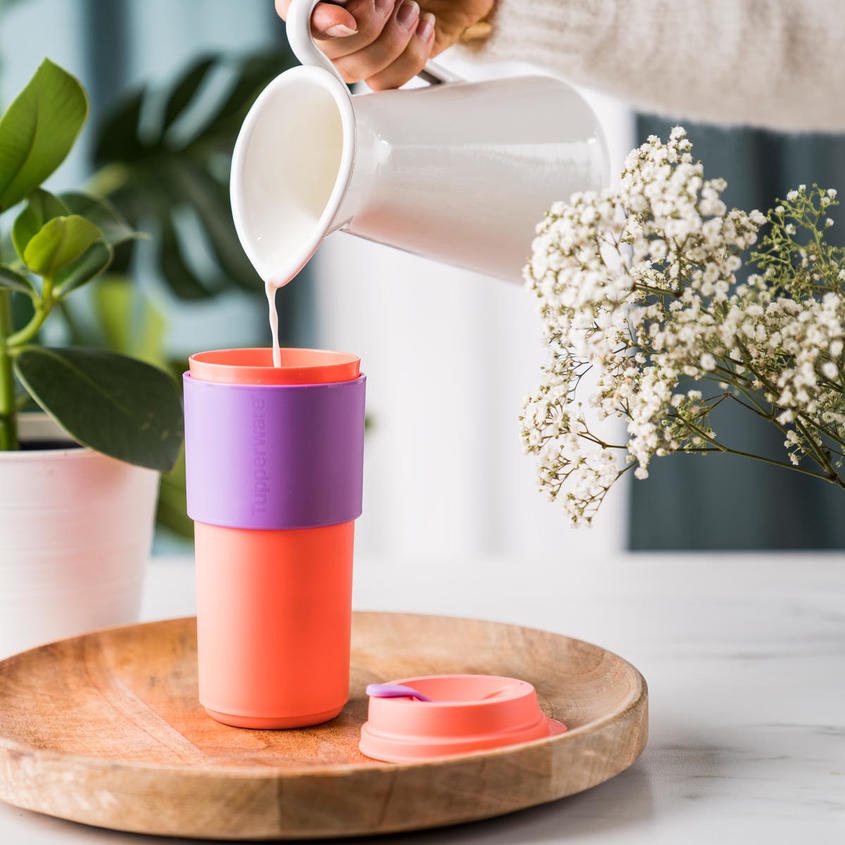 Ly Coffee To Go Tupperware tặng kèm túi xách hàng chính hãng bảo hành trọn đời