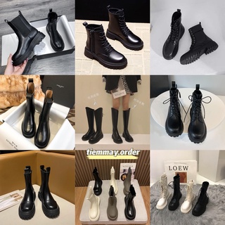 Hàng xịn - boots da pu đế cao 4cm hack dáng