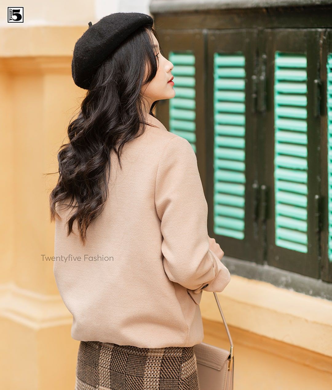 Áo vest dạ lông, hai hàng khuy Twentyfive TV23 | BigBuy360 - bigbuy360.vn