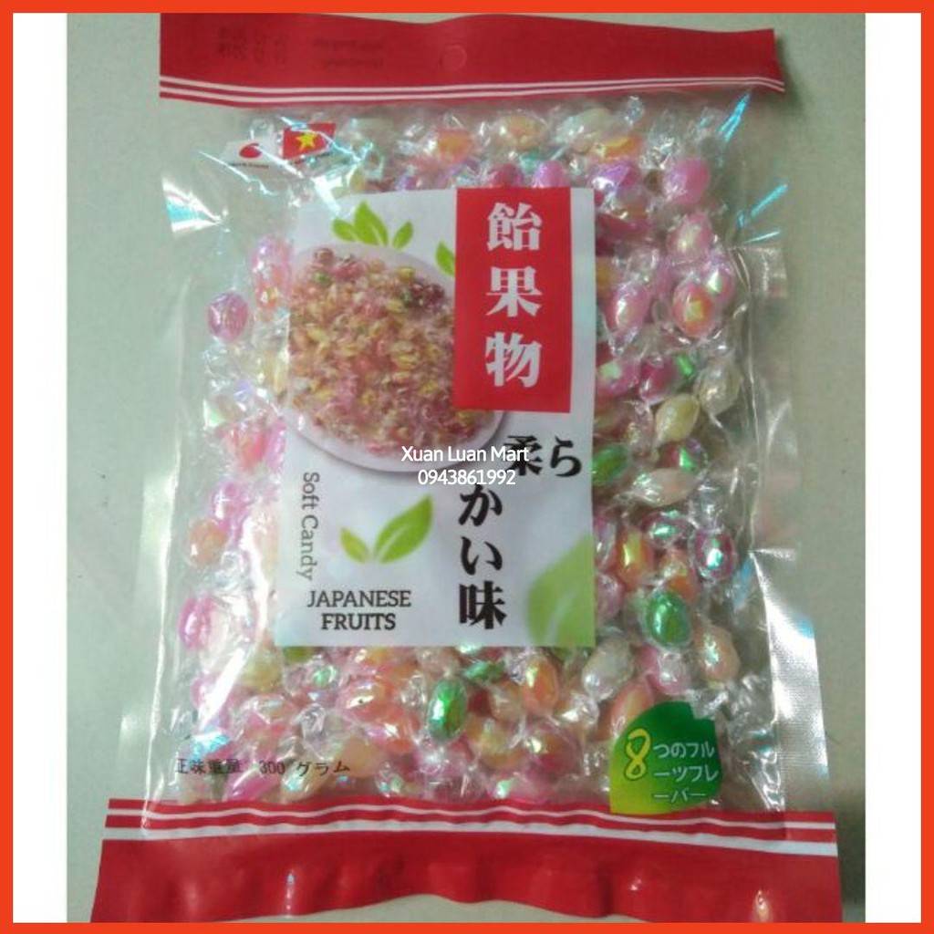 Kẹo mềm trái cây 8 vị Nhật Bản 200g