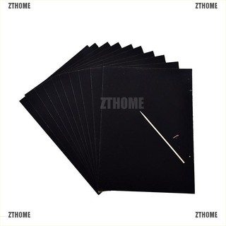 Bộ 10 miếng khuôn vẽ nghệ thuật chống trầy có bút vẽ tiện lợi