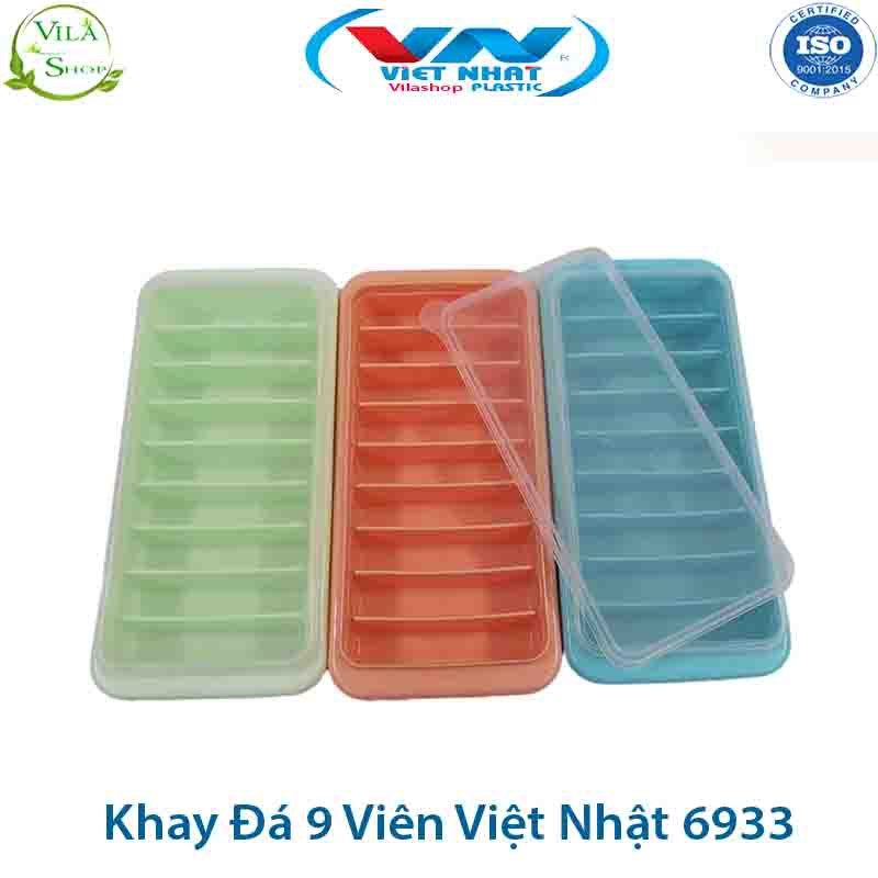 [ Nhiều Loại ] Khay Làm Đá, Vỉ Làm Đá Đa Năng Việt Nhật, Nhựa Dẻo Chính Hãng - Kháng Khuẩn -  Khử Mùi