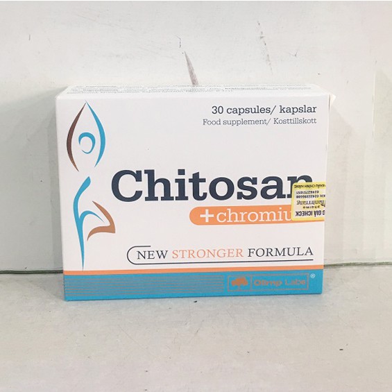 Chitosan+Chromium - Viên uống giảm cân, hỗ trợ giảm cân an toàn, giảm nguy cơ béo phì, giảm hấp thu chất béo