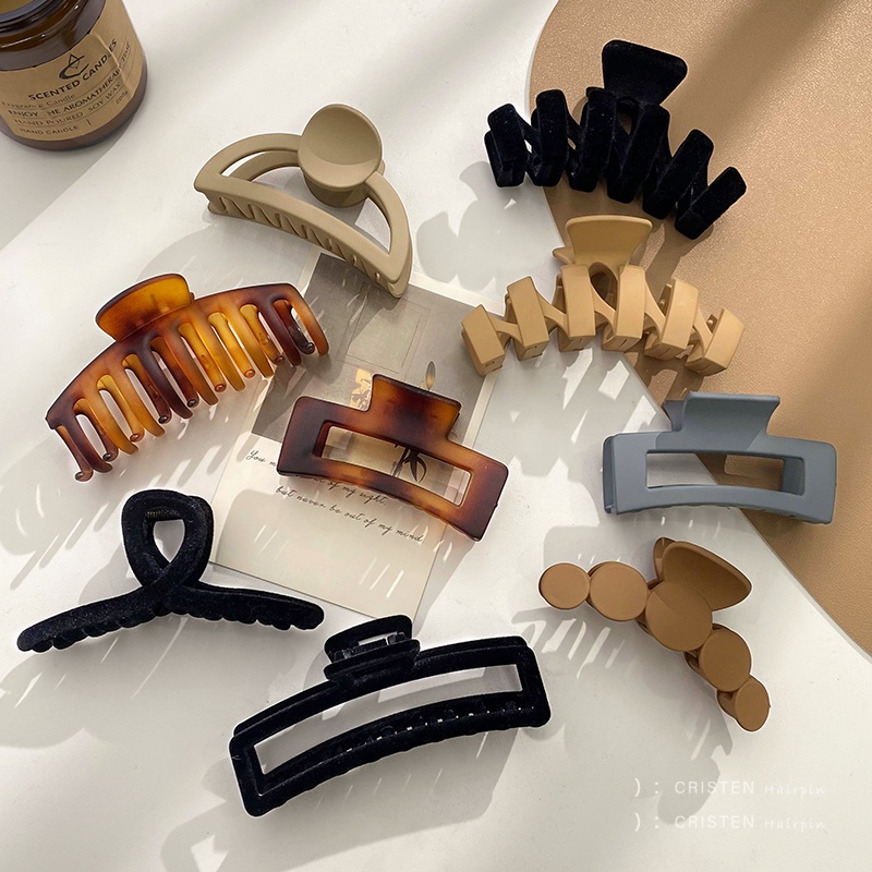 Kẹp tóc càng cua cỡ lớn phong cách hàn quốc xinh xắn cho nữ