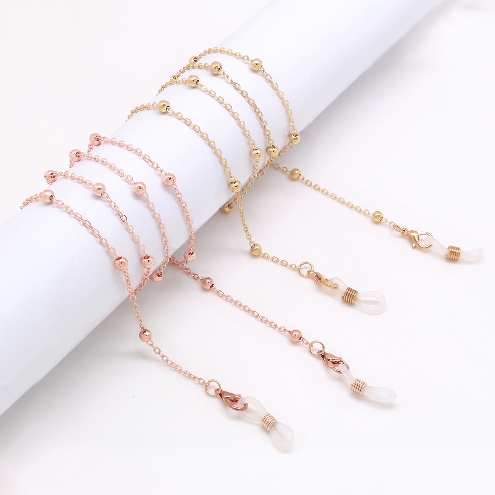 Dây đeo giữ kính mắt kính mát đính hạt ngọc trai nhân tạo xinh xắn thời trang