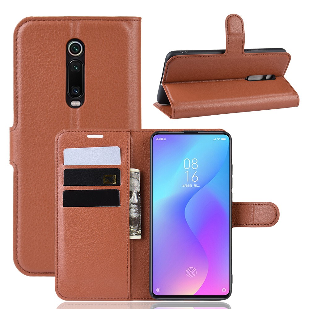 ốp Xiaomi Redmi K30 5G Case K20 6 Pro 6A Go Note 5 Pro Flip Cover Ví Wallet Leather Card Slot TPU Bumper Bao da Gập lưng