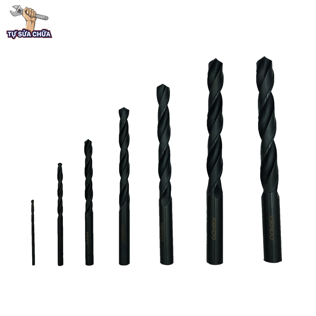 Mũi khoan thép Kendo đuôi kẹp hàng chuẩn chính hãng siêu bền