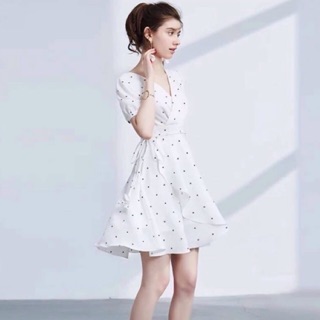 Đầm xoè chấm bi