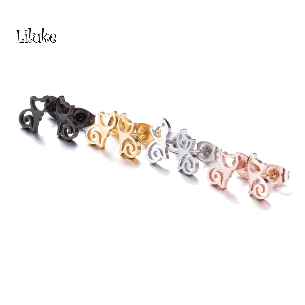 Đôi Khuyên Tai HìNh Chú MèO Dễ Thương ThờI Trang Cho Nữ