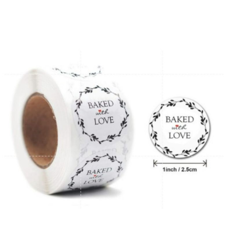 10 Tem Thank you nhỏ đường kính 2.5 cm hoạ tiết ngẫu nhiên