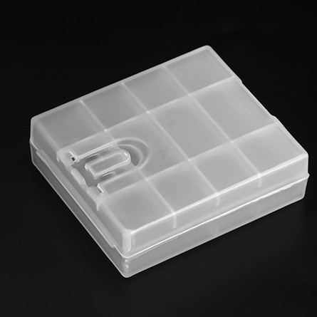 Hộp nhựa đựng pin, chứa pin AA, AAA - hộp 4 khe pin