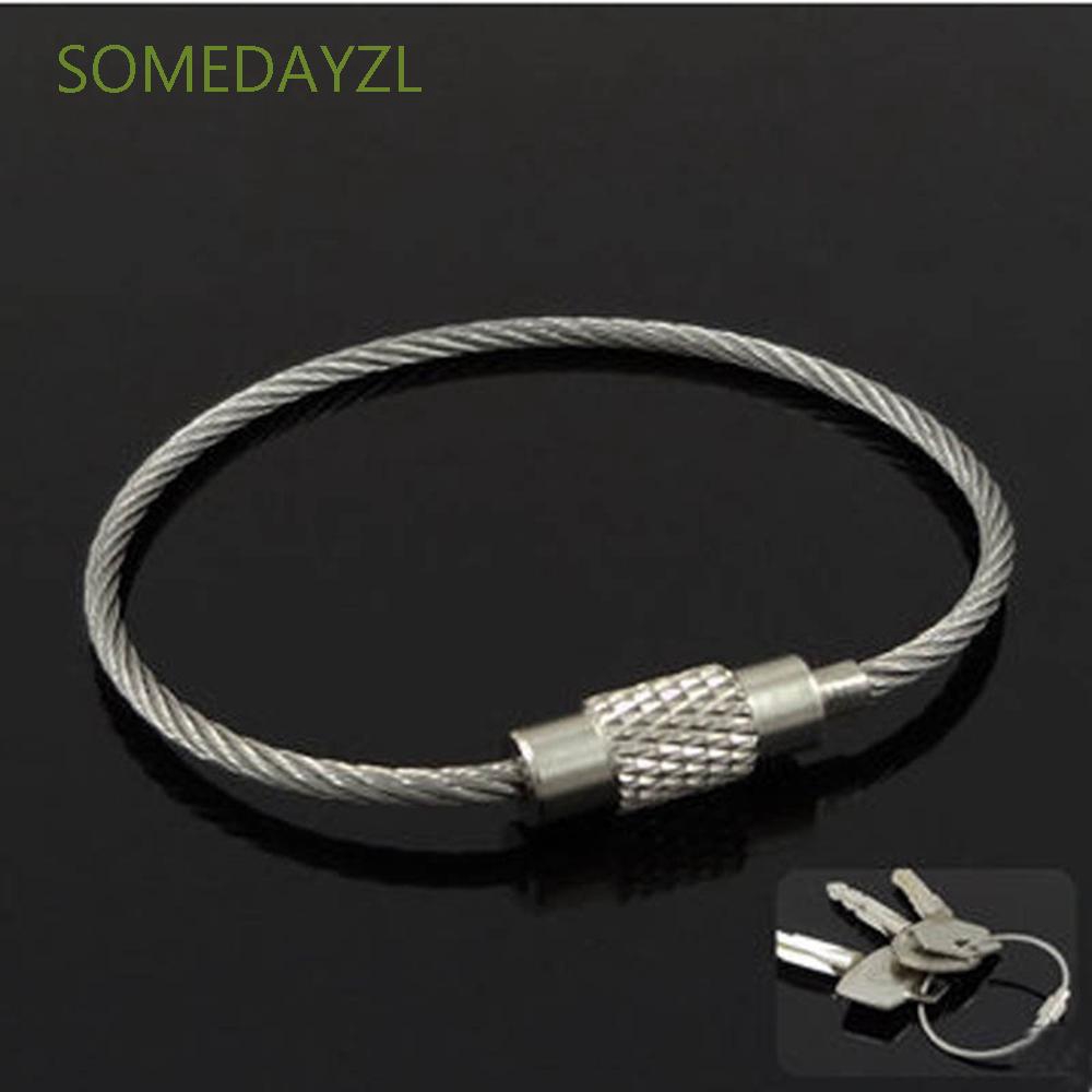 Bộ 10 móc khóa dạng dây cáp đa năng tiện dụng