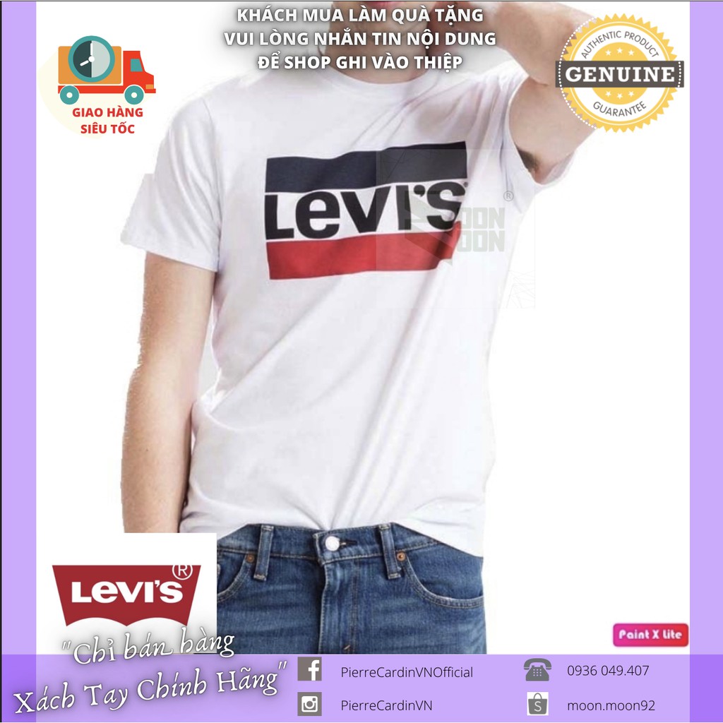 Áo Thun Levis Nam KHÔNG KÈM TÚI Levi's Auth Malaysia SALE Giá Gốc