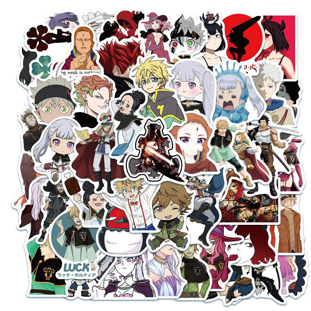 Sticker Dán Trang Trí Laptop Hình Cỏ Ba Lá Đen Graffiti