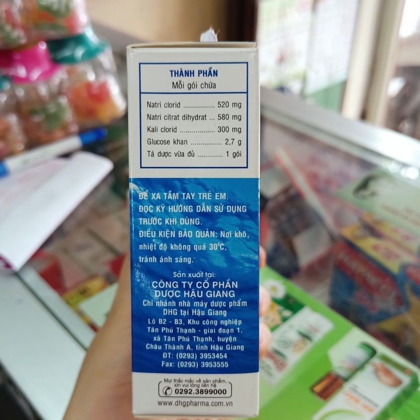 Oresol 245 hộp 20 gói bù nước chất điện giải