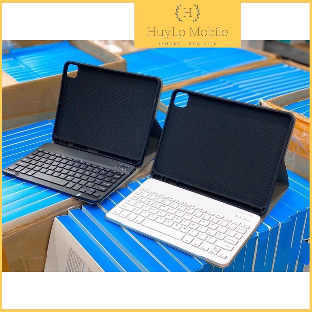 Bao Da Kiêm Bàn Phím Bluetooth Cho iPad 2017/2018/Pro 9.7/Air 1/Air 2 - iPad Air/Pro 10.2/10.5 - iPad Pro 11 2020